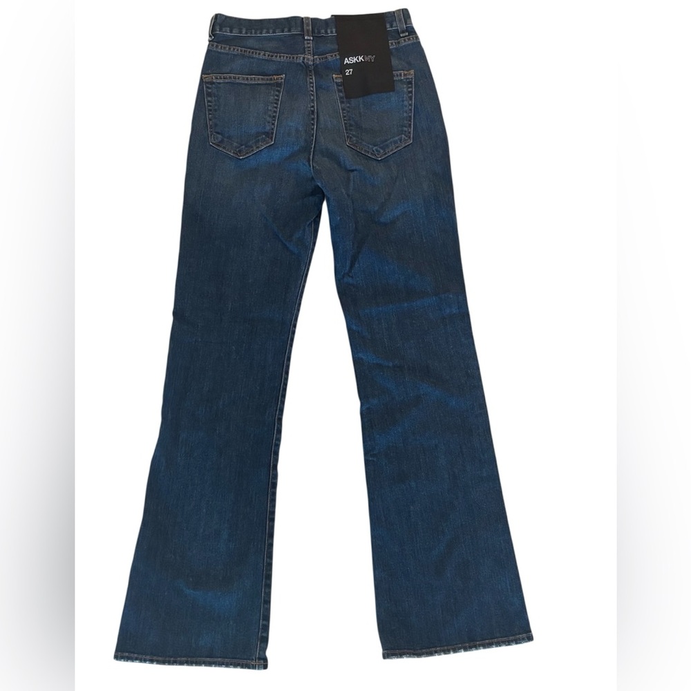 AskkNY Women’s High Rise Boot Cut Jeans - Picture 2 of 3